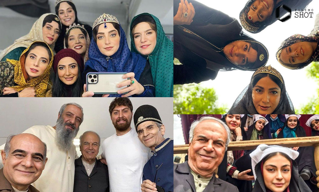 عکس‌های پشت صحنه سریال جیران