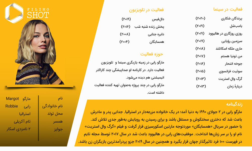 بیوگرافی مارگو رابی