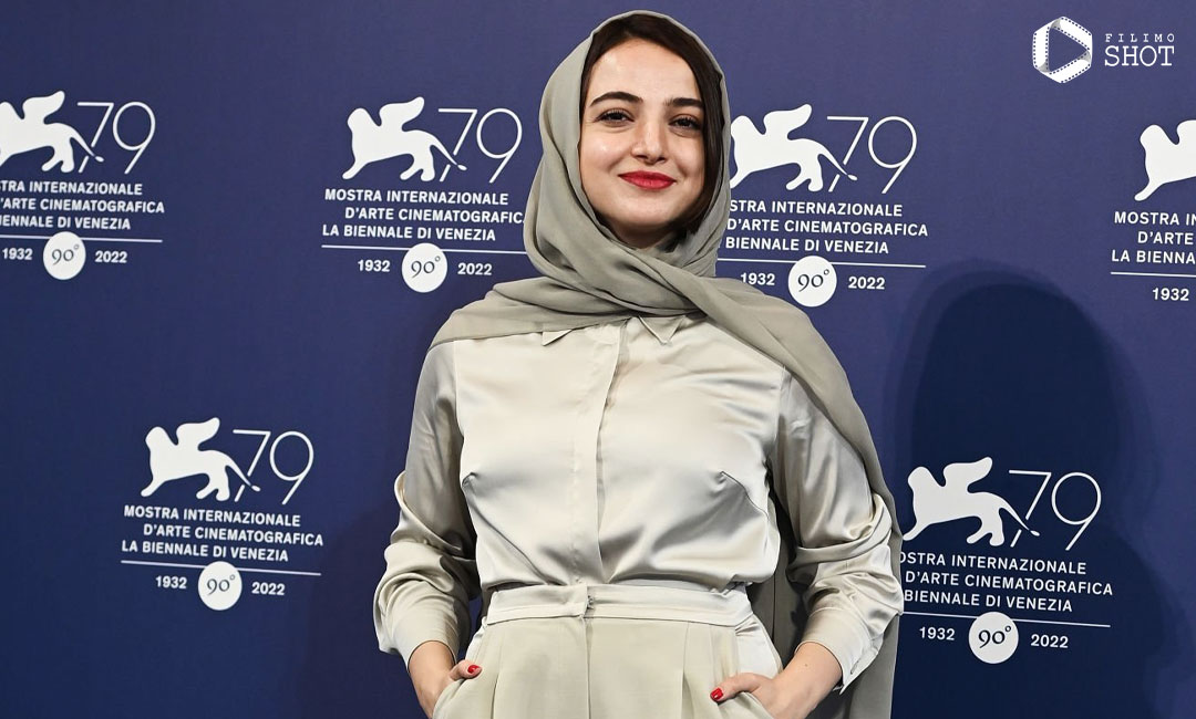 ندا جبرائیلی در فوتوکال فیلم جنگ جهانی سوم در جشنواره فیلم ونیز 2022