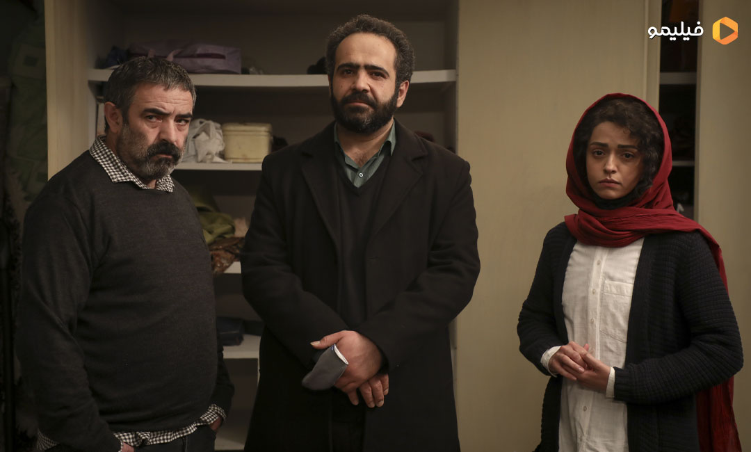 سوگل خلیق بهادر مالکی حسن معجونی در نمایی از فیلم شب طلایی ساخته یوسف حاتمیکیا