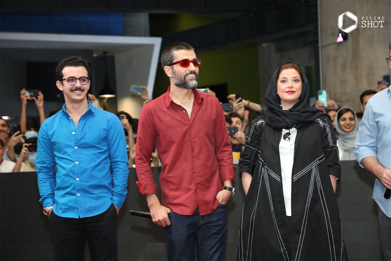 طناز طباطبایی و علی شادمان و محمد کارت در اکران یاغی در شیراز