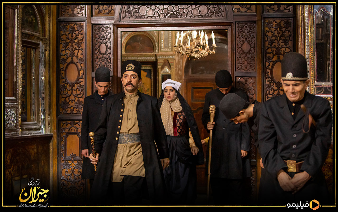 پریناز ایزدیار و بهرام رادان در سریال جیران