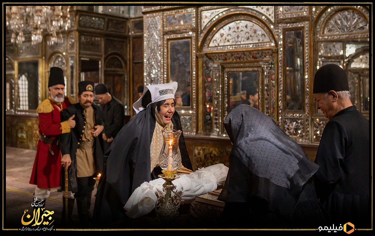 پریناز ایزدیار و بهرام رادان در سریال جیران