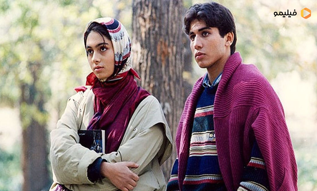 مجید حاجی زاده و پگاه آهنگرانی در فیلم دختری با کفش های کتانی