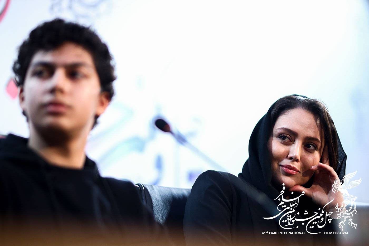 شادی مختاری بازیگر پرونده باز است در نشست خبری جشنواره فجر