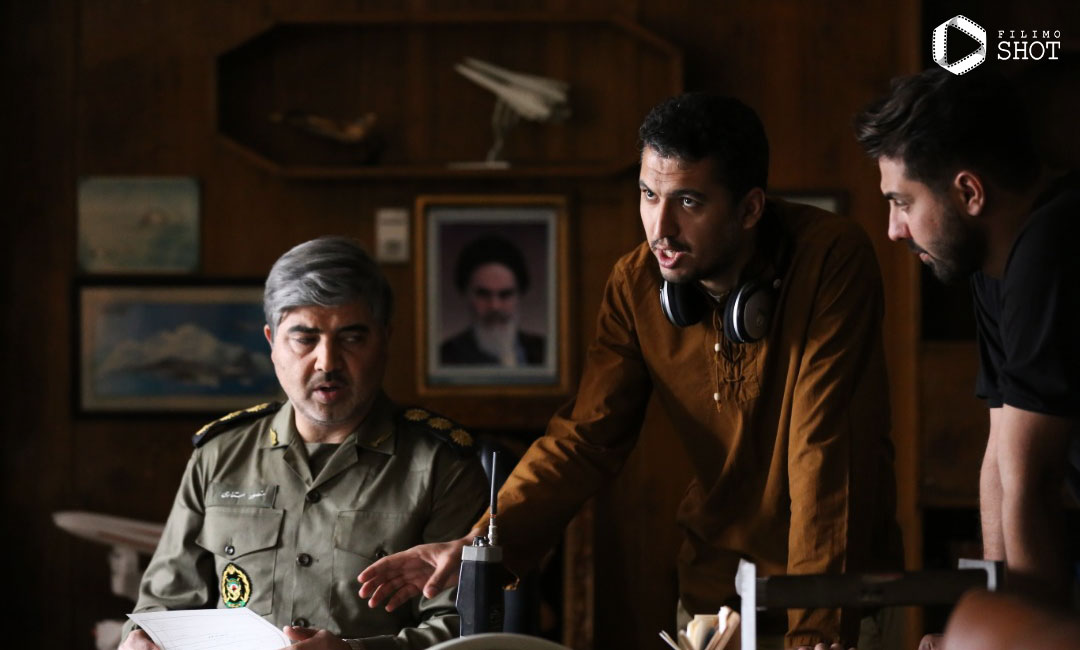 هادی محمدپور و اتابک نادری در پشت صحنه فیلم هایپاور
