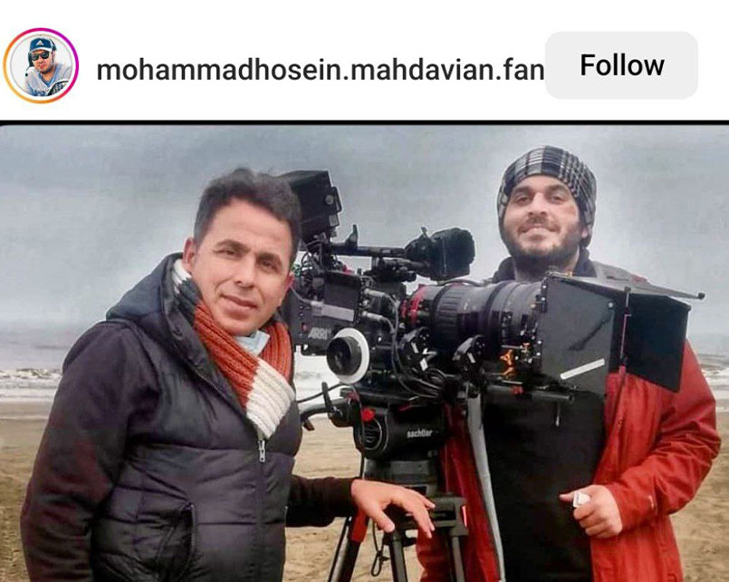 محمد فکوری فیلمبردار و محمد حسین مهدویان کارگردان سریال زخم کاری
