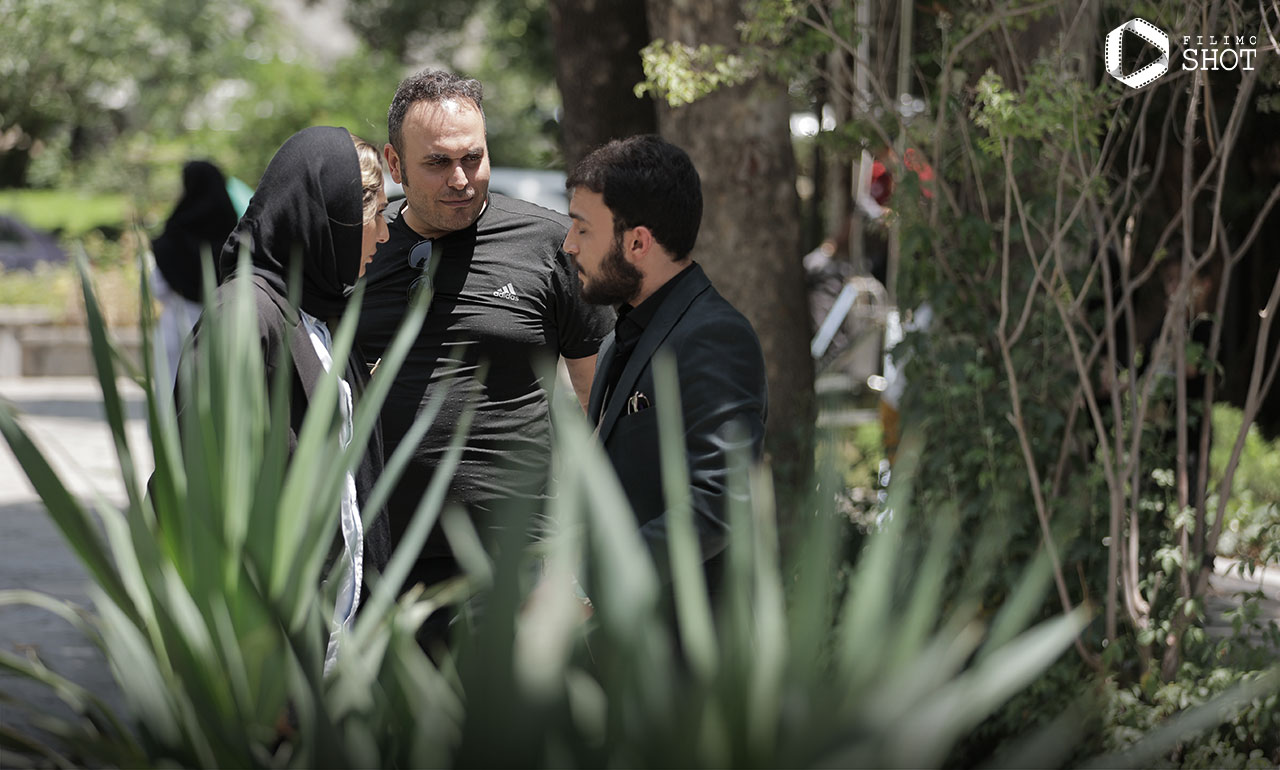 مرتضی امینی تبار و محمد حسین مهدویان و رعنا آزادی ور در پشت صحنه فصل دوم سریال زخم کاری