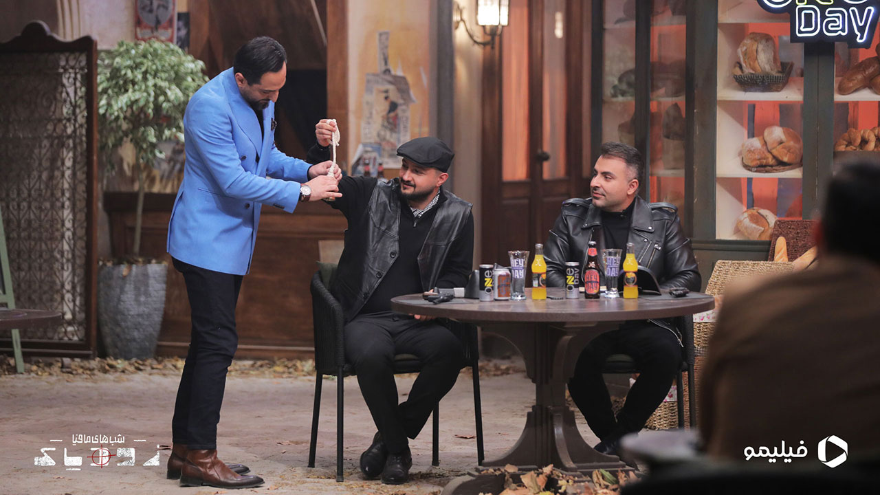سعید فتحی روشن و امیرحسین هاشمی و علیرضا طلیسچی در شب های مافیا زودیاک