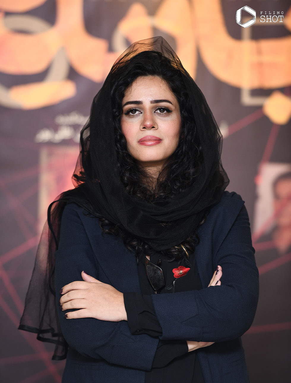 الهه اذکاری در اکران خصوصی و رونمایی از سریال بازنده