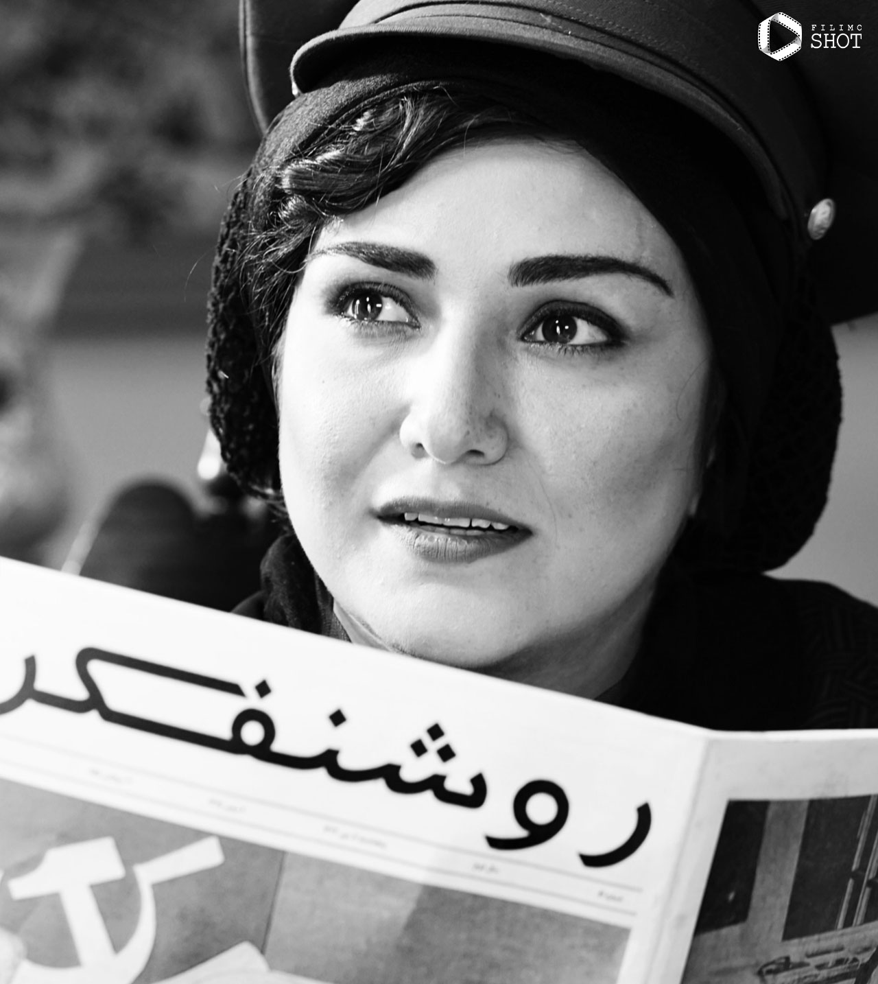باران کوثری در نقش فروغ فرخزاد در فیلم رگ های آبی