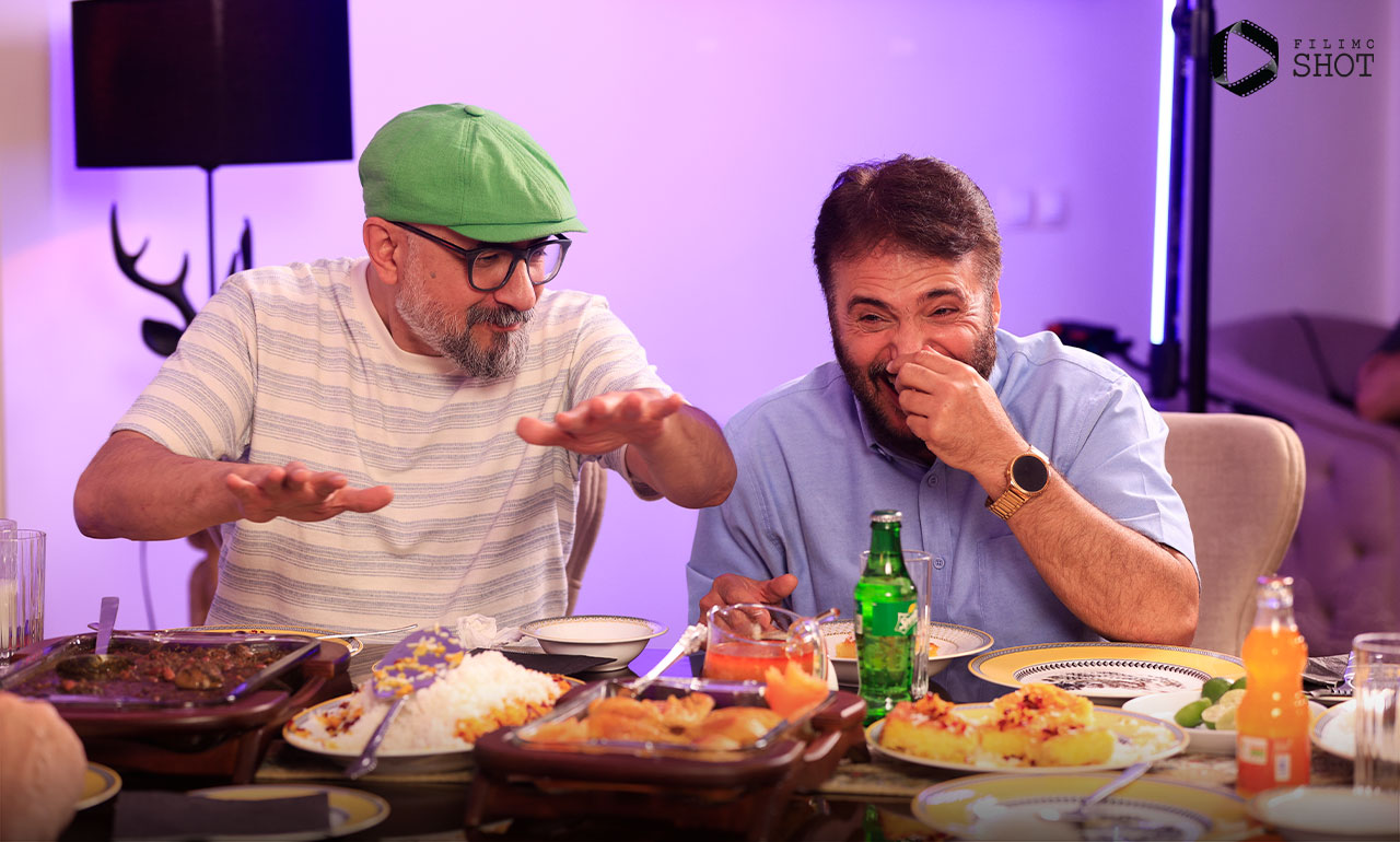 سید جواد هاشمی و سیاوش مفیدی در فصل هفتم سریال شام ایرانی 