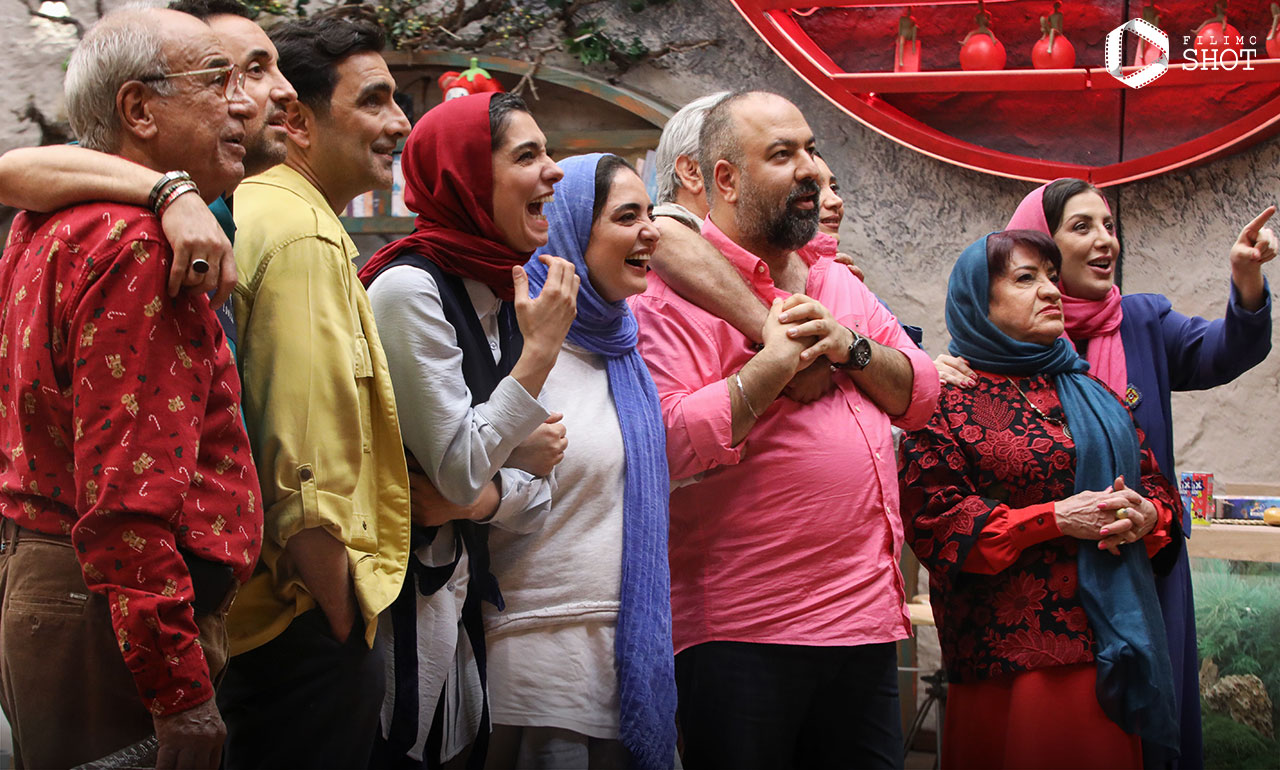 علی اوجی و نرگس محمدی و امین زندگانی و الیکا عبدالرزاقی در قسمت آخر فصل هفتم سریال جوکر 2 