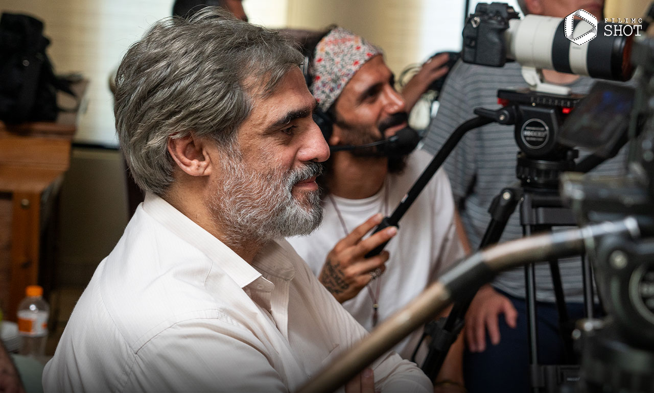 مجتبی ابوطالب در پشت صحنه فصل هشتم برنامه شام ایرانی 