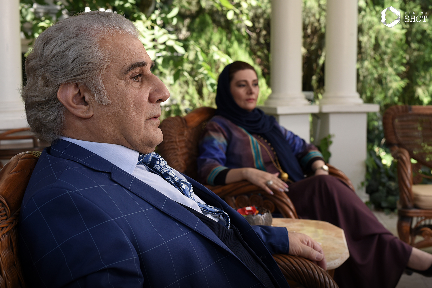 هنگامه قاضیانی و مهدی هاشمی در فیلم زعفرانیه ۱۴ تیر